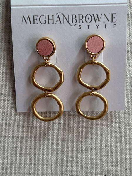 Meghan Browne Penny Pink Earring